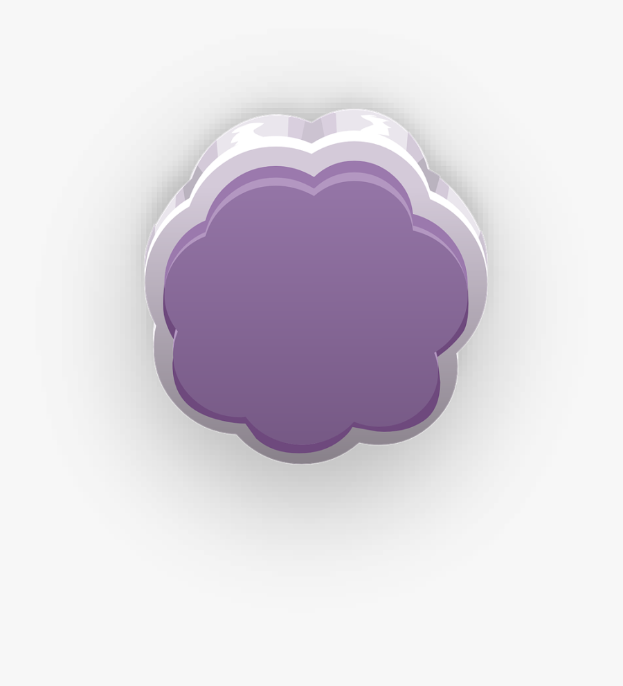 Button Purple Icon Free Picture - Illustration, Transparent Clipart