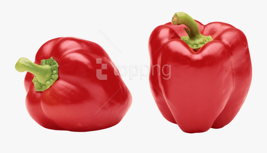 Bell Pepper Png - Red Colour Vegetables Name, Transparent Clipart