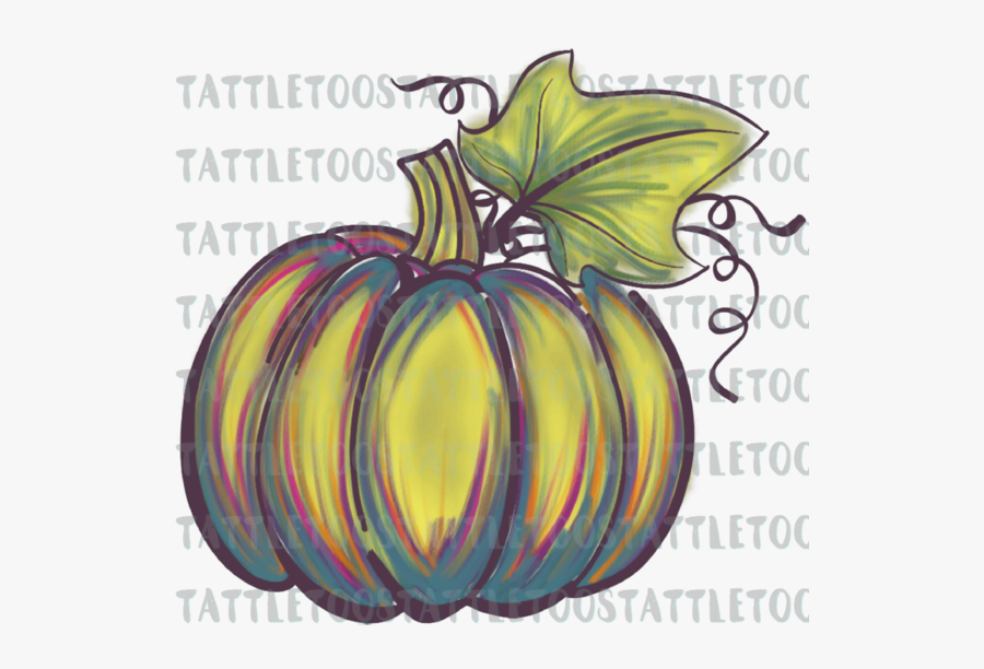 Watercolor Pumpkin Png Free, Transparent Clipart