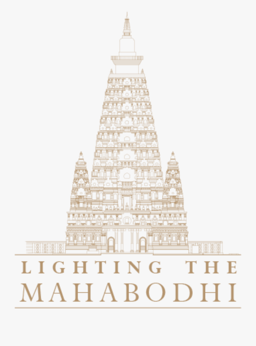 Hindu Temple , Png Download - Mahabodhi Temple Drawing, Transparent Clipart