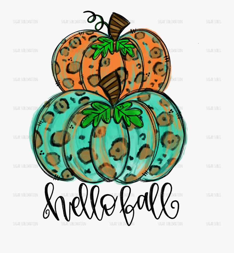Pumpkin Sublimation, Transparent Clipart