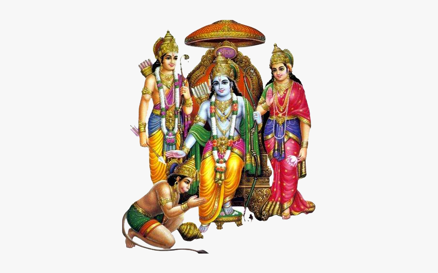 Hindu Design,nativity Scene - Shri Ram Hd Png, Transparent Clipart