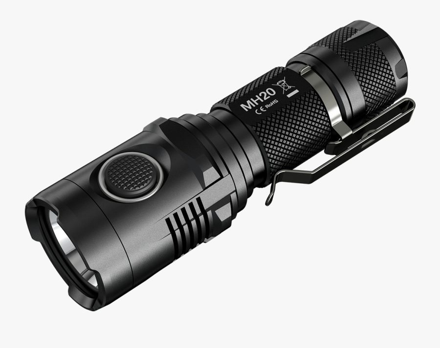 Flashlight Png Image Free Download - Nitecore Mh20, Transparent Clipart