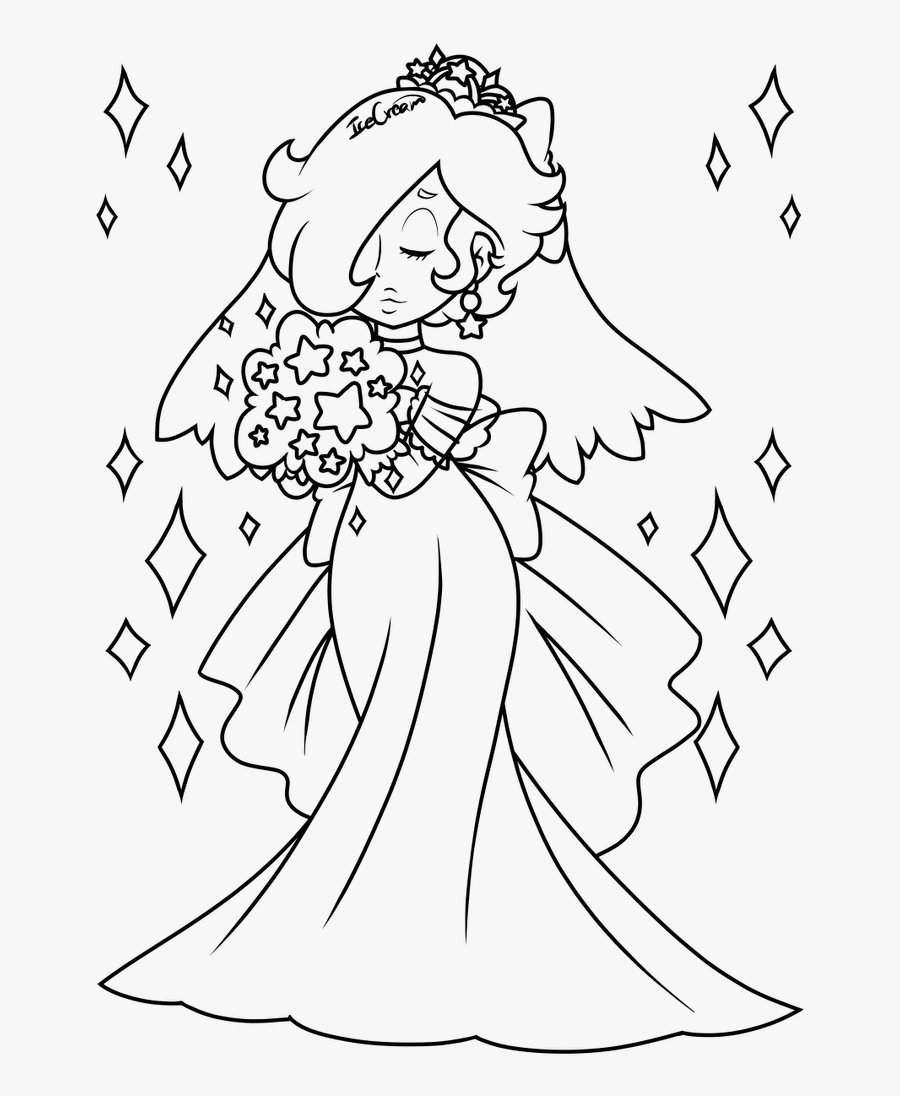 Wedding Lineart Gallery - Cartoon, Transparent Clipart