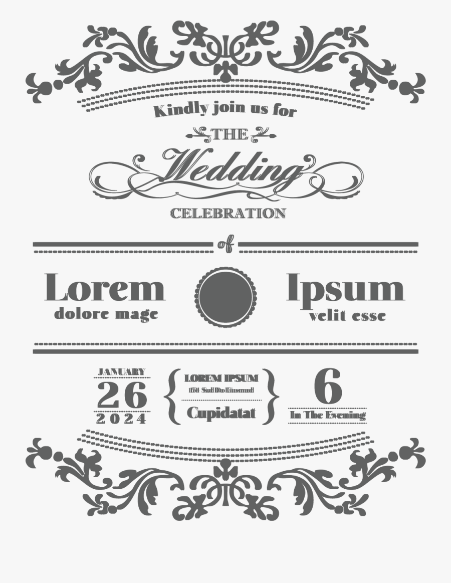 Clip Art Invitation Logo Card Requirements - Wedding Card Wedding Invitation Logo, Transparent Clipart