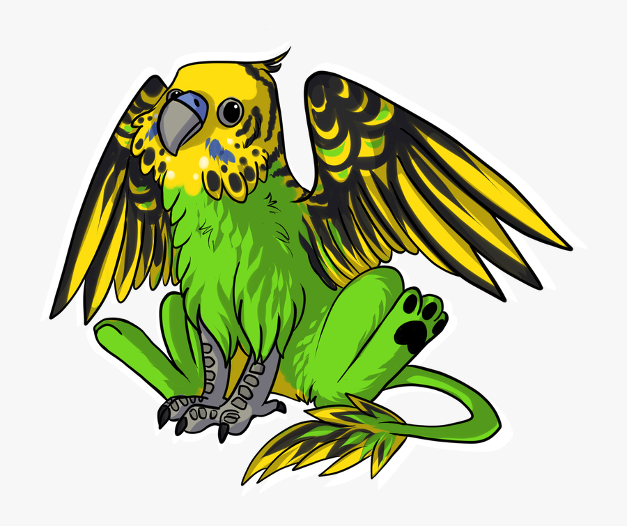 Budgie Drawing Parakeet Clipart , Png Download - Budgie Griffin, Transparent Clipart