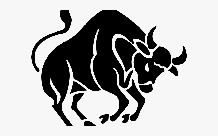 Zodiac Sign Taurus Logo, Transparent Clipart