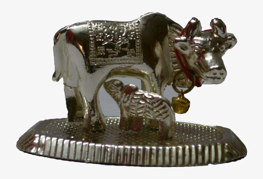 Indian Cow With Calf Png - Statue, Transparent Clipart