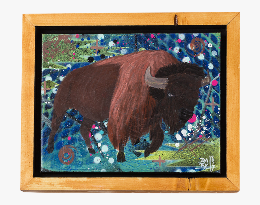 Indian Buffalo Png - Buffalo Painting, Transparent Clipart