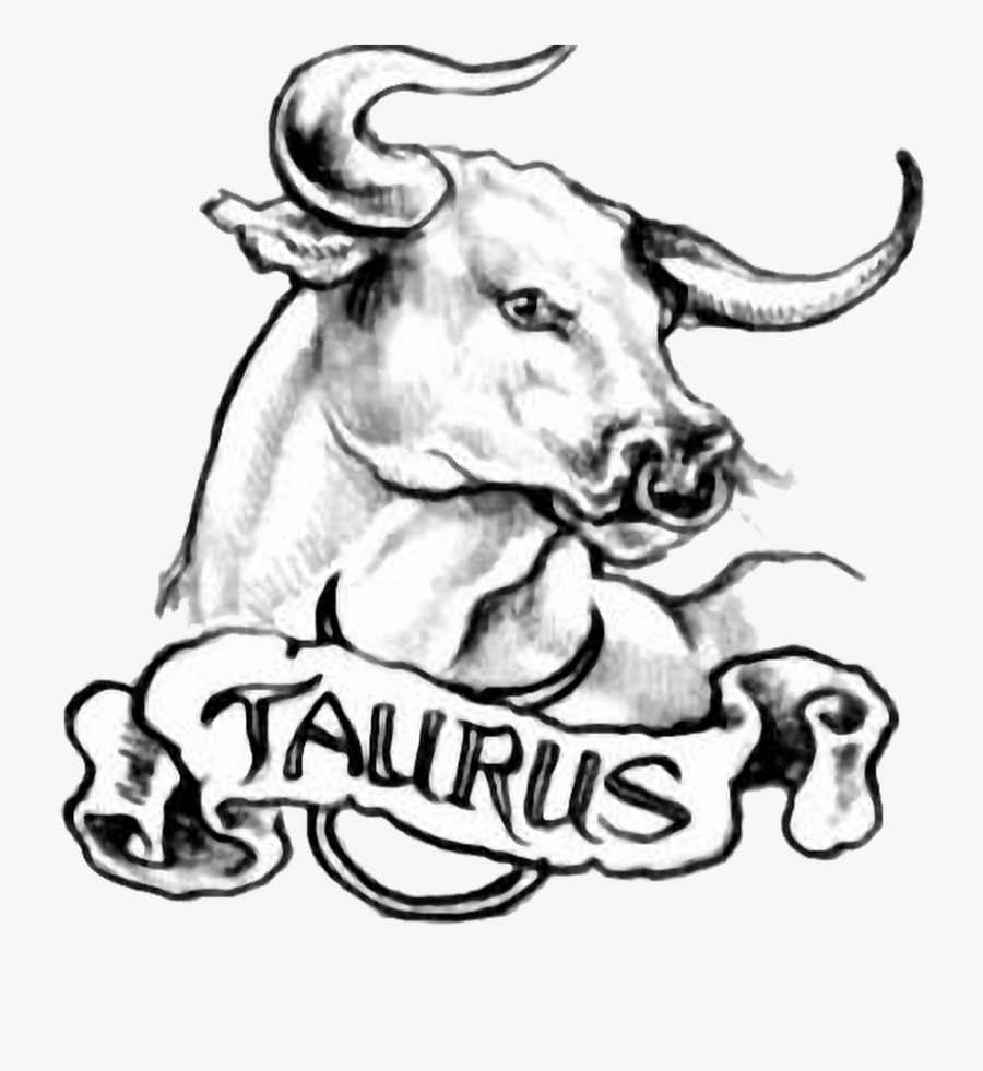 Taurus Simple Bull Tattoo Design For Men - Taurus Tattoo, Transparent Clipart