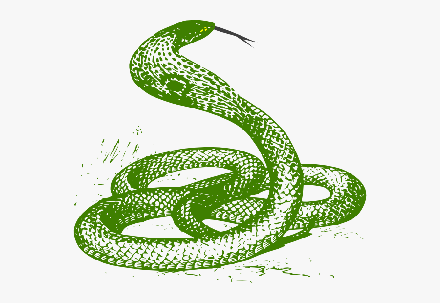 Cobra Clipart Ajgar - Green Snake Clipart Png, Transparent Clipart