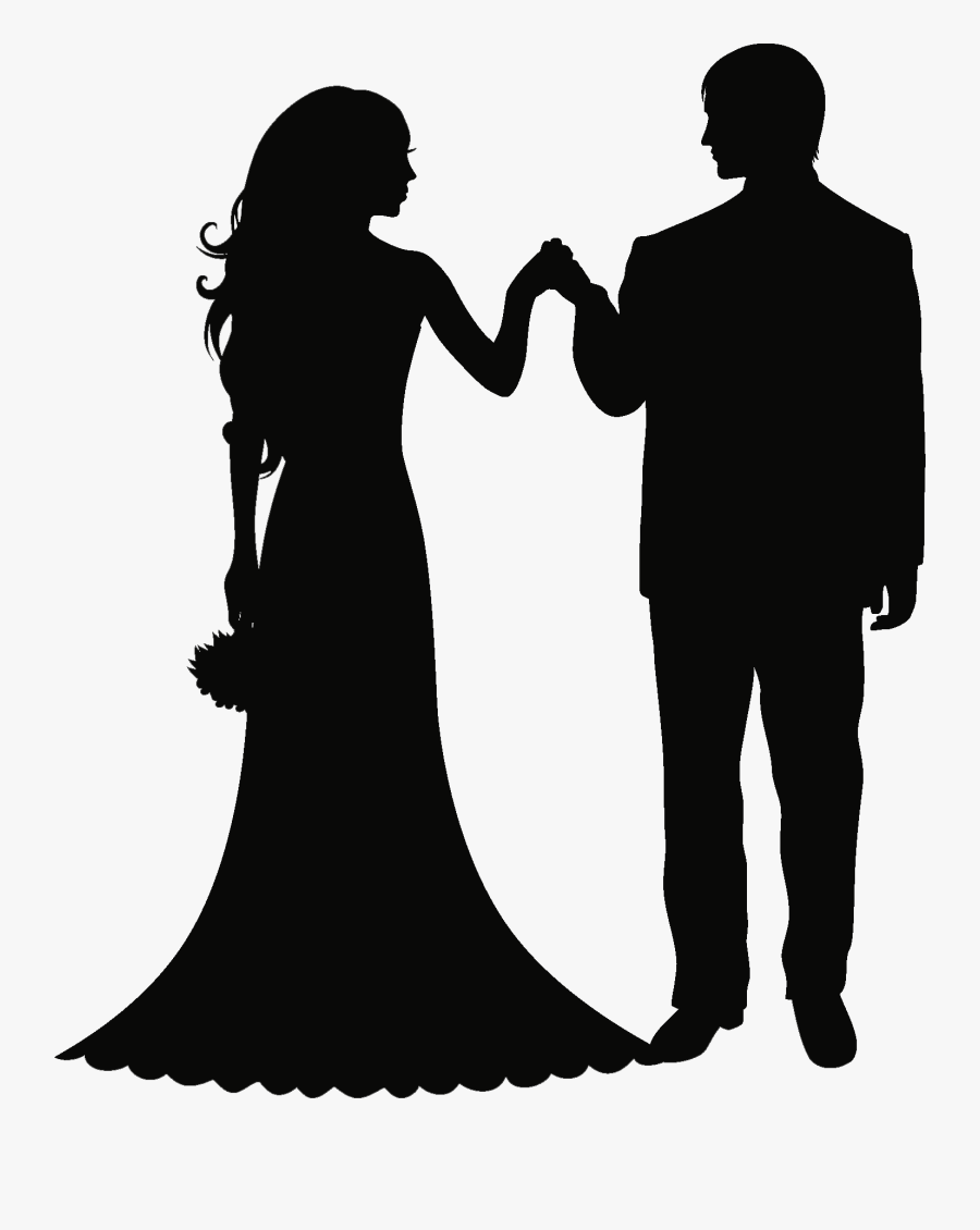 Silueta De Boda, Transparent Clipart