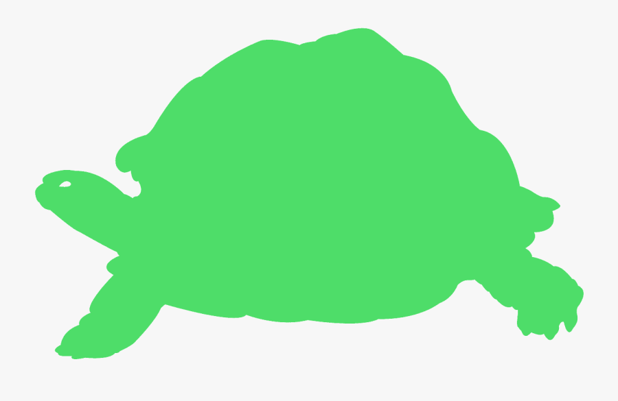 Giant Tortoise Silhouette, Transparent Clipart