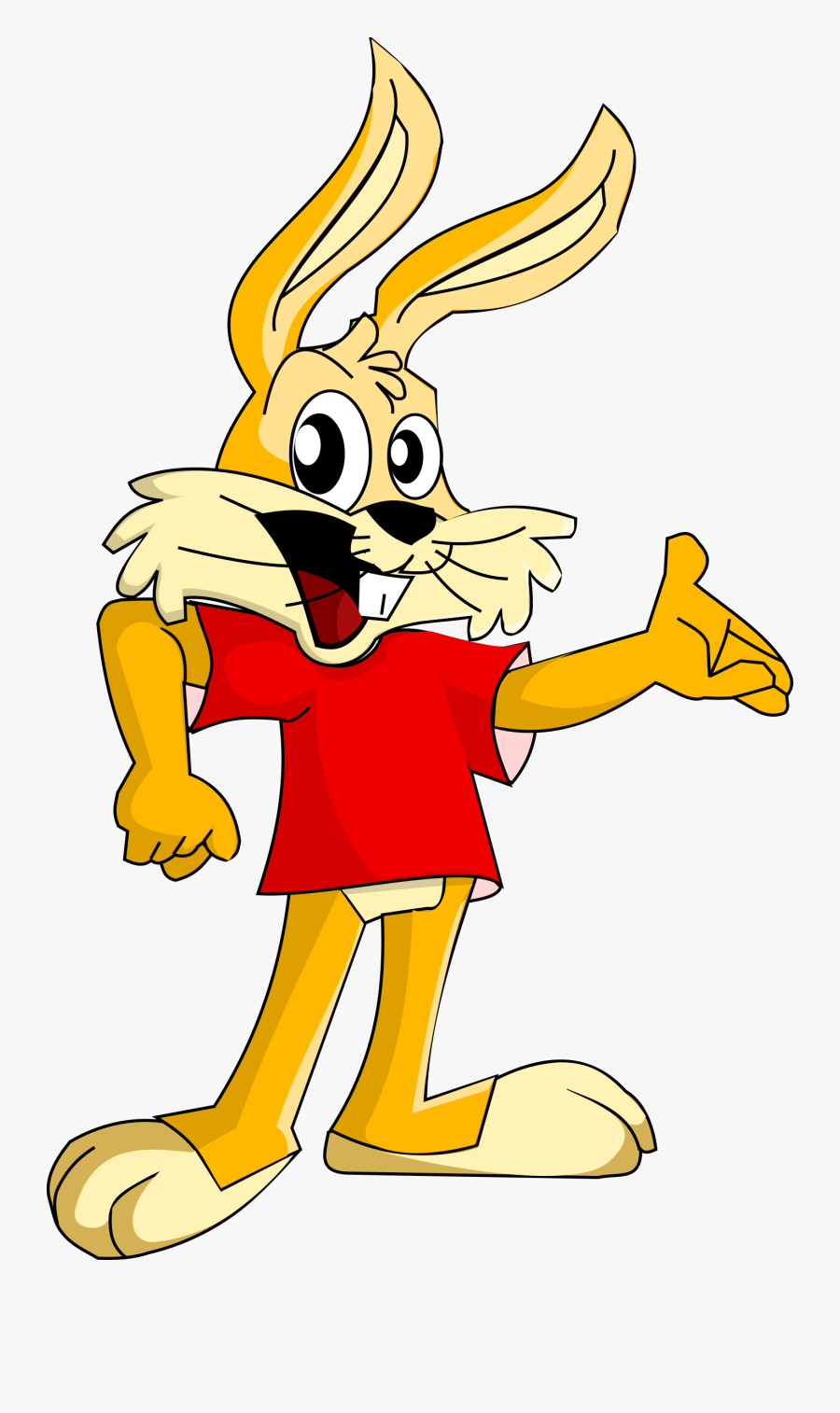 The Tortoise &amp - Yellow Cartoon Rabbit, Transparent Clipart