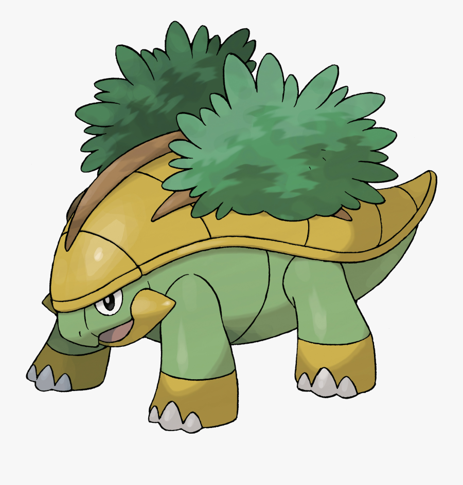 Lot Less Like A Turtle Or Tortoise And A Whole Lot - Pokemon Turtwig, Transparent Clipart