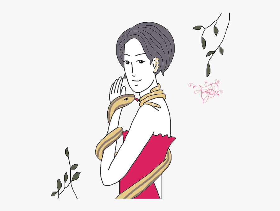 Yellow Rat Snake - Cartoon, Transparent Clipart