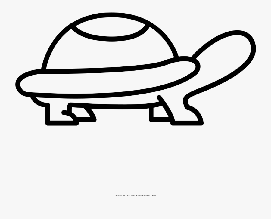 Tortoise Coloring Page With Ultra Pages - Drawing, Transparent Clipart