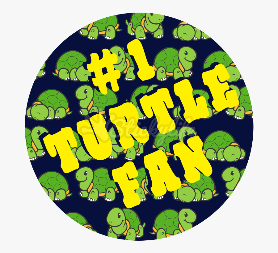 World Turtle Day Circle Static Cling - Circle, Transparent Clipart