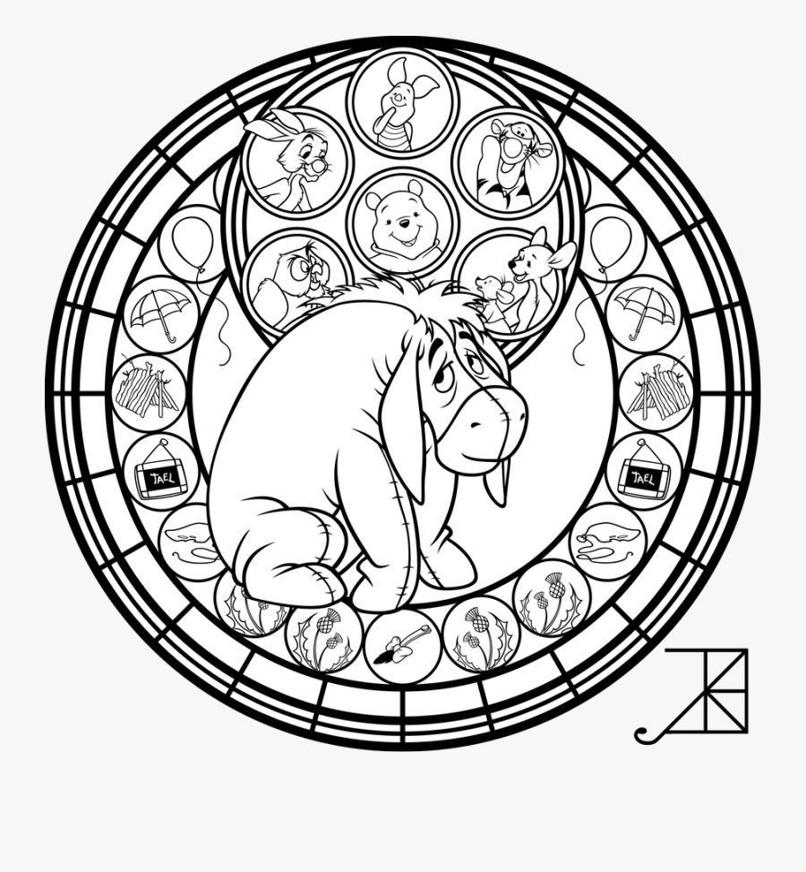 Eeyore Lineart - Mlp Eg Rainbow Rocks Coloring Pages, Transparent Clipart