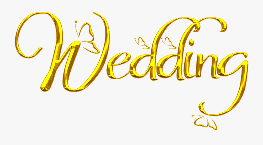 New Wedding Png Fonts - Font The Wedding Png, Transparent Clipart
