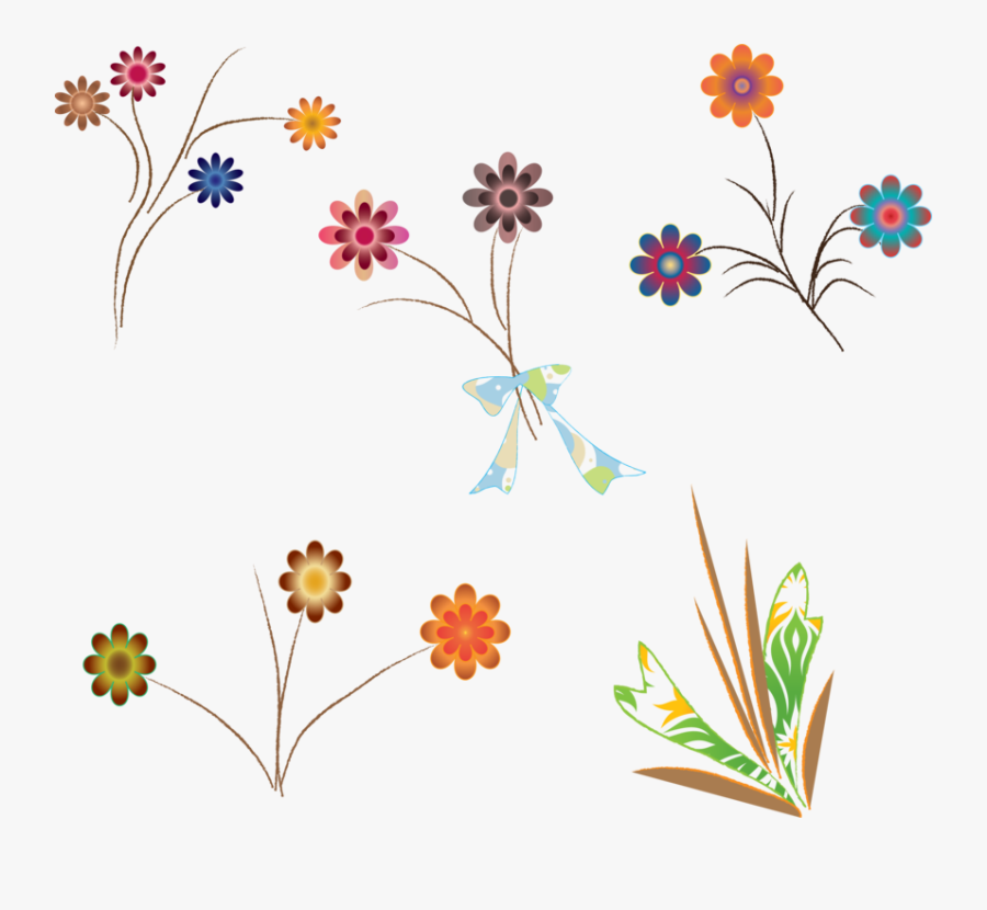 Art,petal,artwork - Free Vector Symbol Flower, Transparent Clipart