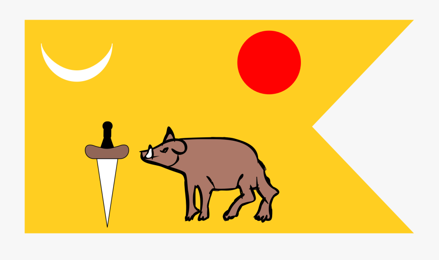 Vijayanagara Flag, Transparent Clipart