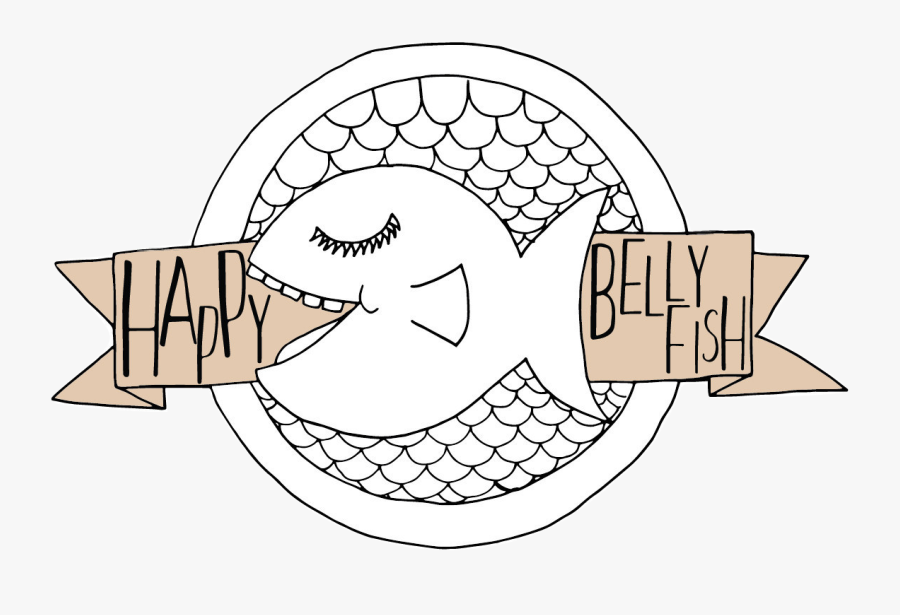 Happy Bellyfish, Transparent Clipart