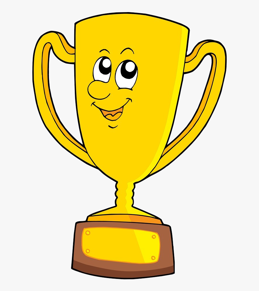 Cartoon Trophy, Transparent Clipart