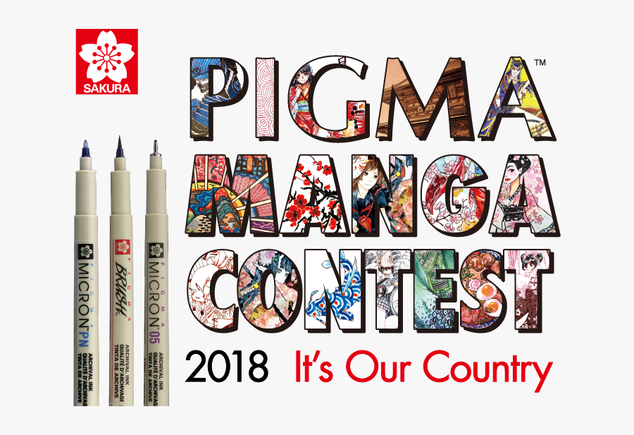 Pigma Manga Contest - Sakura Color Products Corp, Transparent Clipart