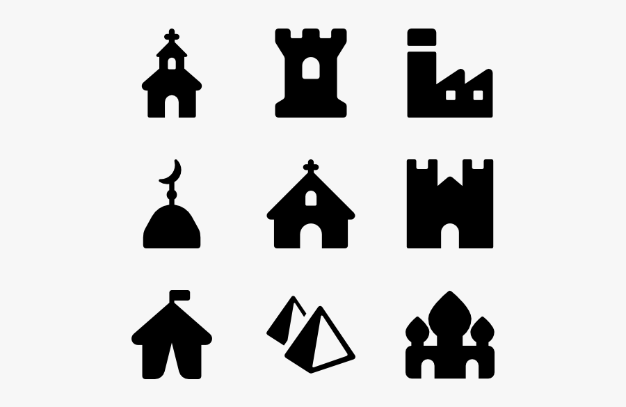 In The Temple - Symbol For Temple, Transparent Clipart