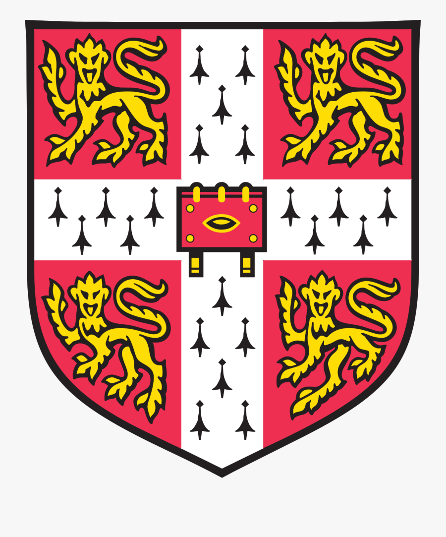 University Of Cambridge Coat Of Arms Official Version - University Of Cambridge Crest, Transparent Clipart