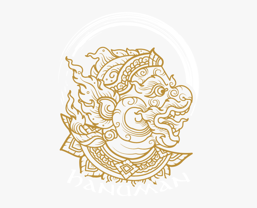 Hanuman Design, Transparent Clipart