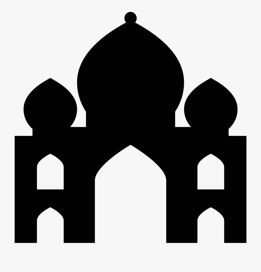 Image Library Download Arch Vector Mughal - Icon Of Taj Mahal, Transparent Clipart