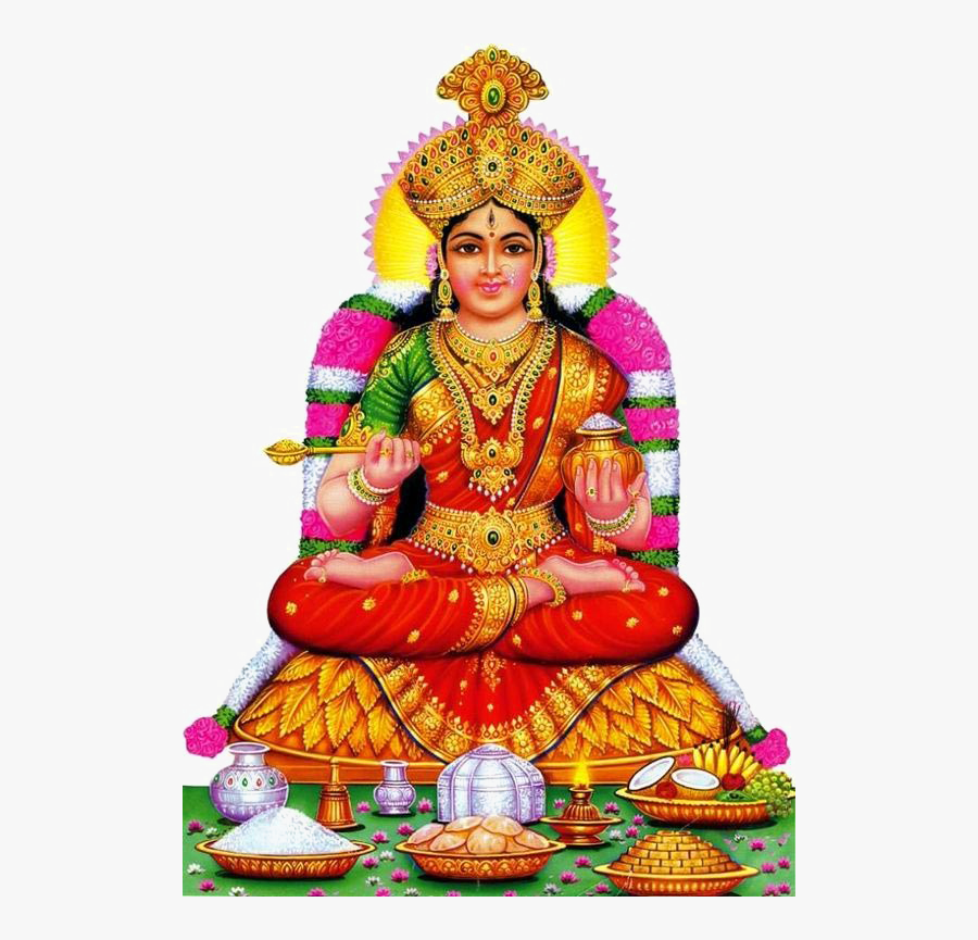 Lakshmi Png Transparent Images - Annapurna Devi Png, Transparent Clipart