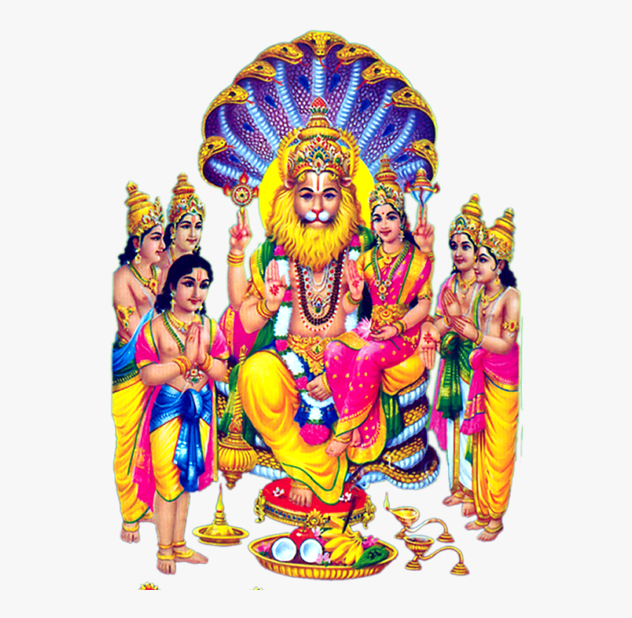 Lakshmi Narasimha Lord Png - Sri Lakshmi Narasimha Swamy Hd, Transparent Clipart