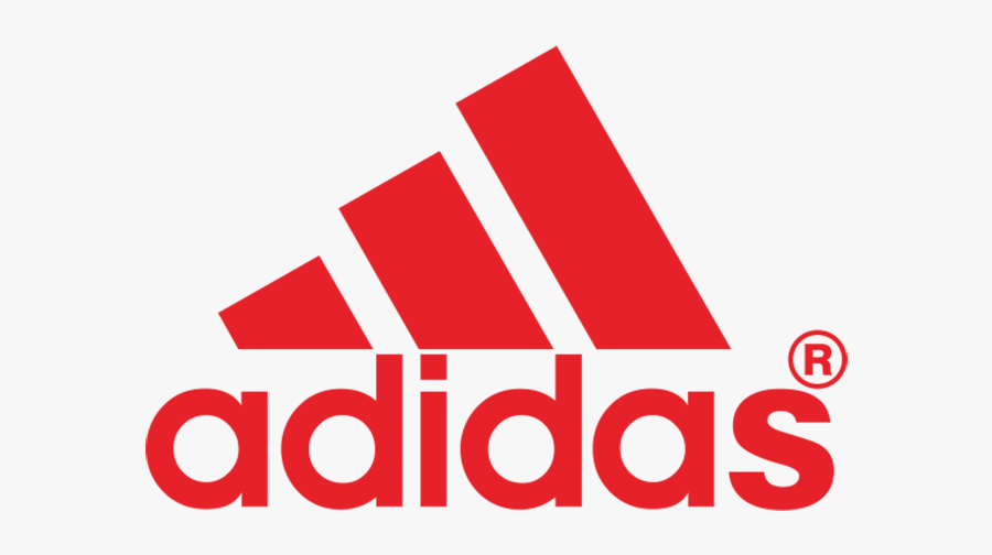Red Adidas Logo Png, Transparent Clipart