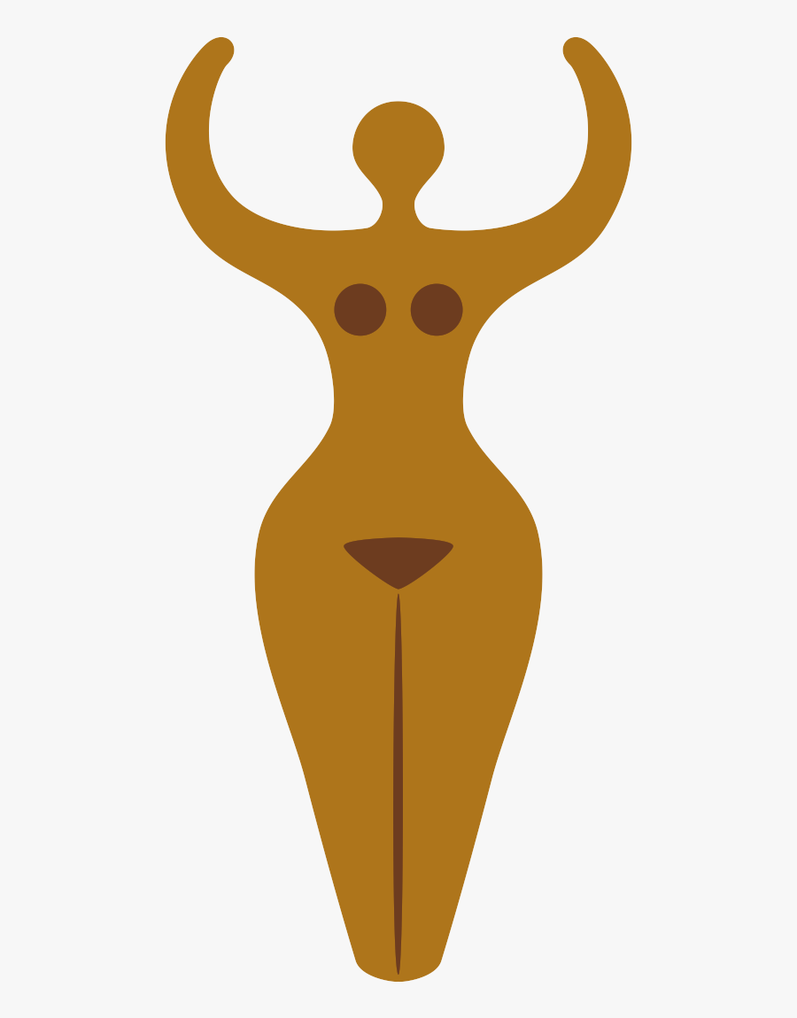 Goddess Pin5 Goldbrown - Cartoon, Transparent Clipart