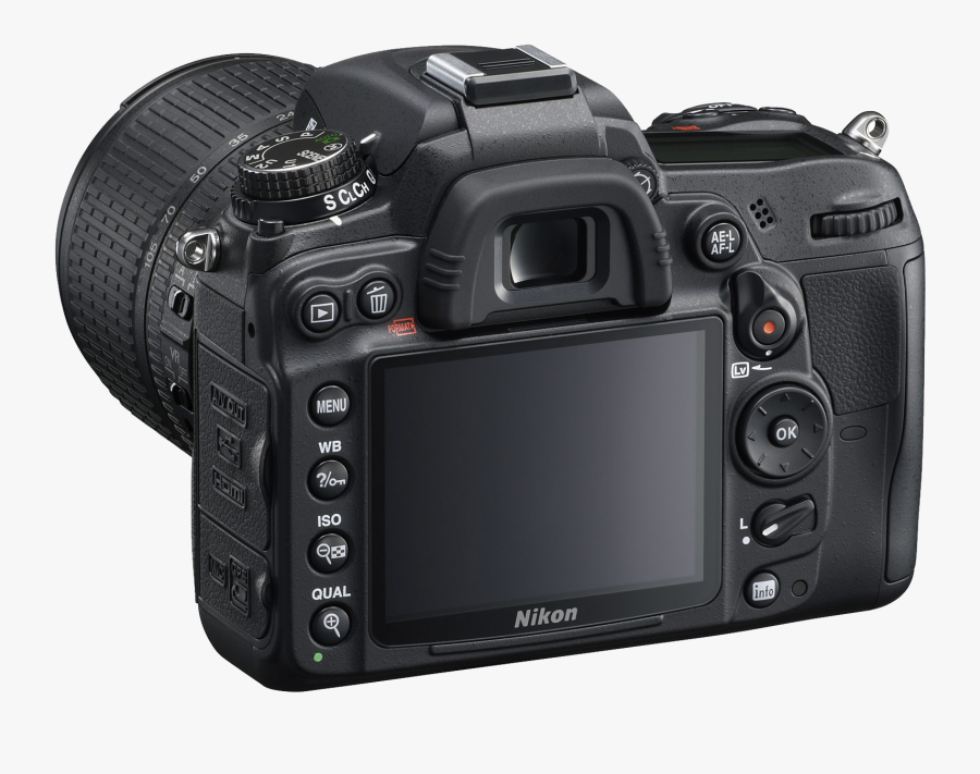 Photo Camera Png Image - Nikon D7000, Transparent Clipart