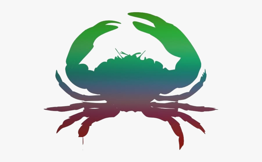 Crab Art Clipart Png Black And White, Sea Creature - Crab Png Clipart, Transparent Clipart