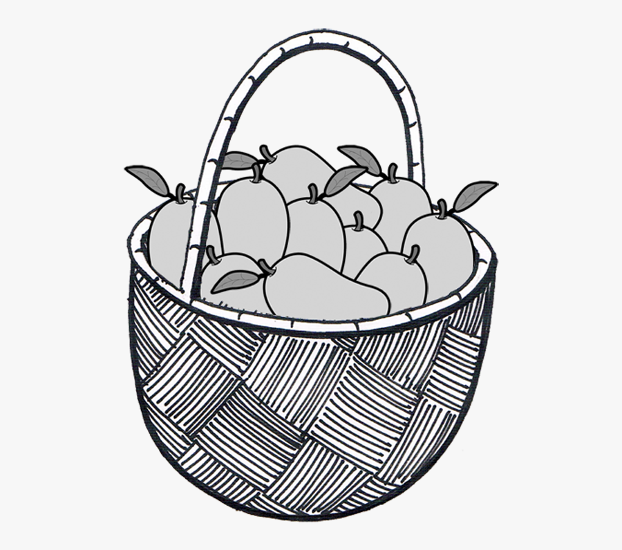 Mango In Basket Clipart, Transparent Clipart