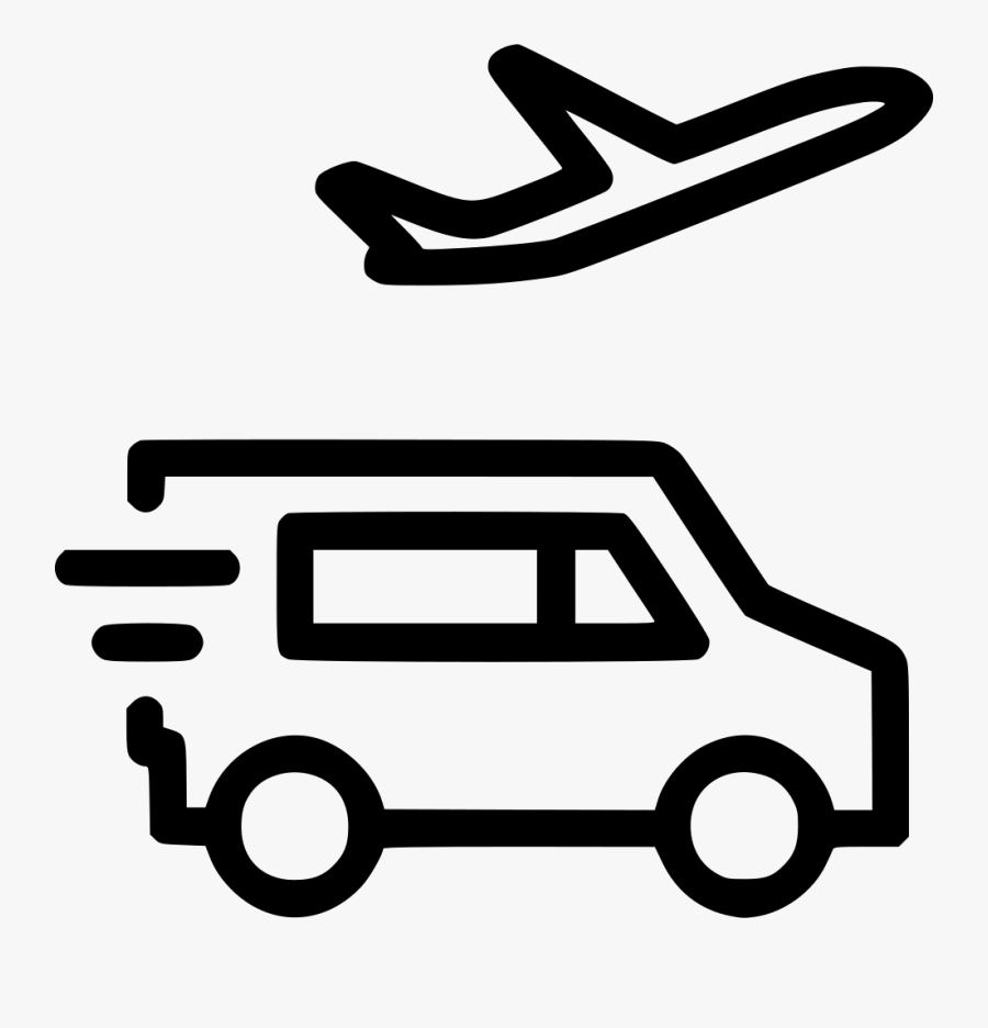 Flight Airport Transport Travel - Transparent Edge Computing Icon, Transparent Clipart