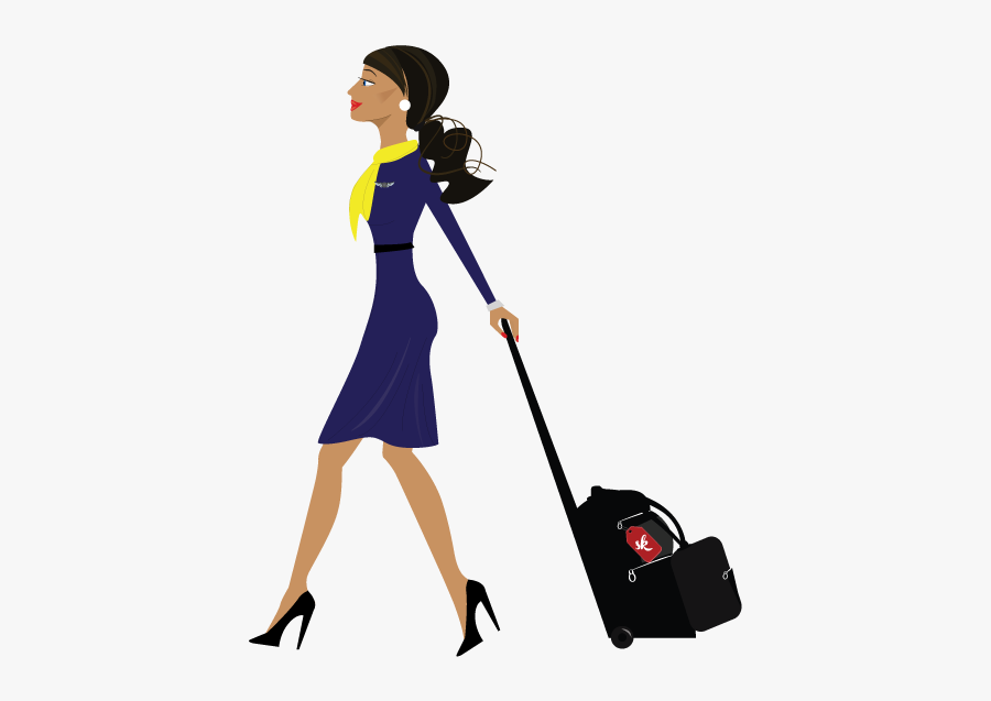 Flight Attendant Png Pic - Flight Attendant Clipart Transparent, Transparent Clipart