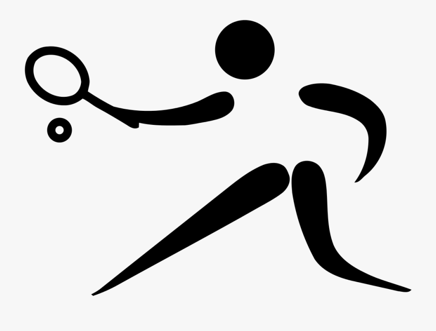 Tennis Game Logo - Tennis Pictogram, Transparent Clipart