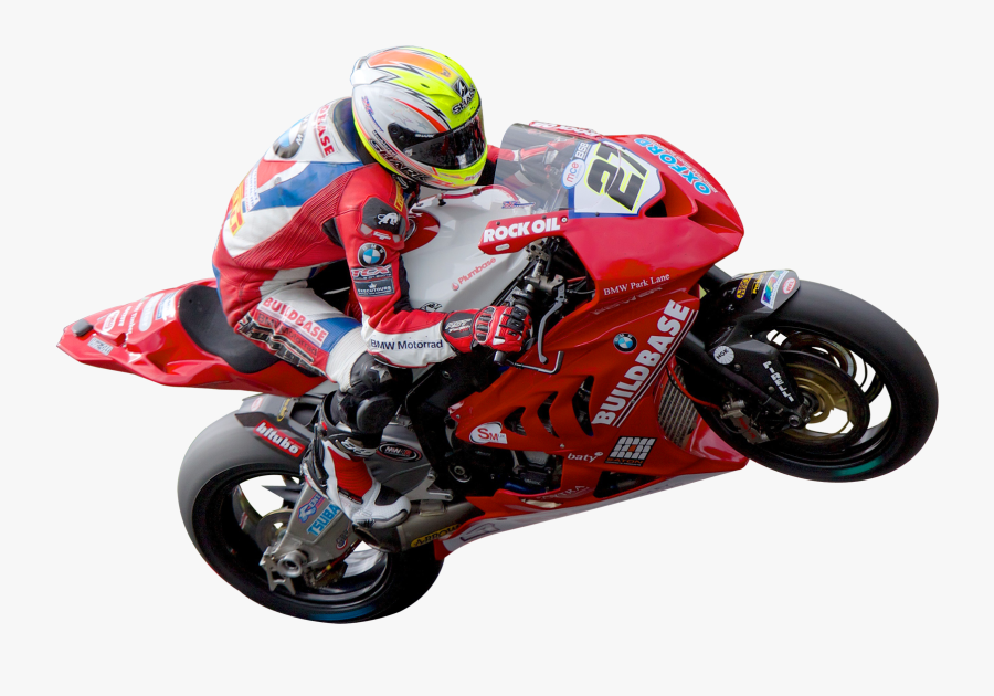 Motorbike Png Image - Man In Motorcycle Png, Transparent Clipart