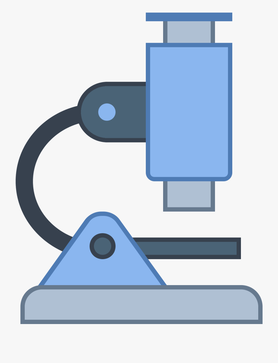 The Icon Is Depicting A Microscope - Clip Art Microscope Png, Transparent Clipart
