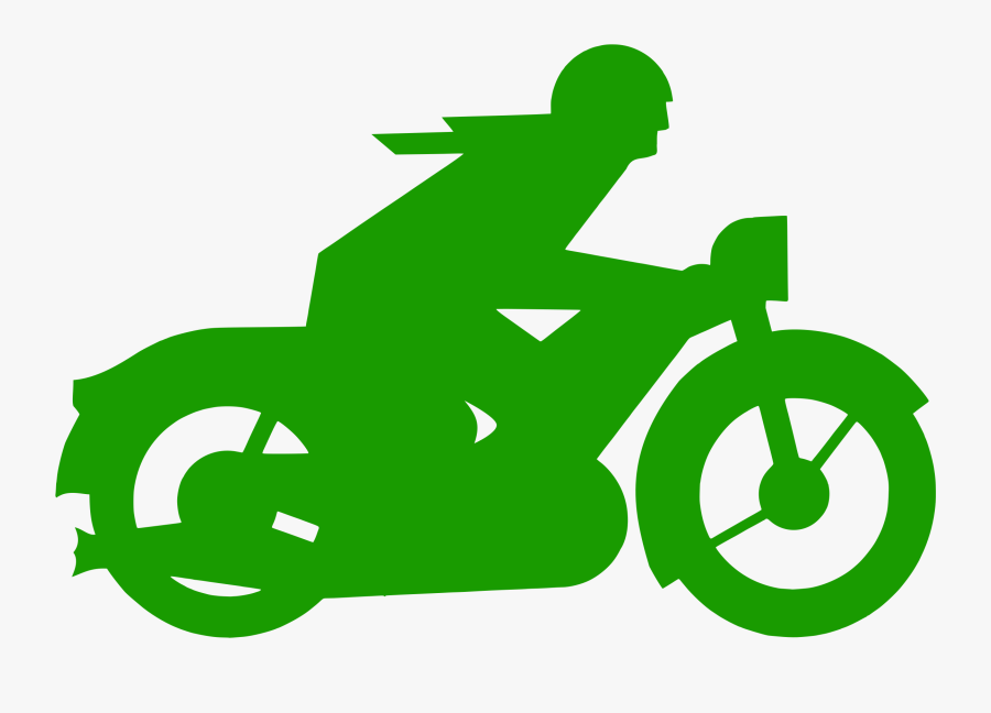 Green Clipart Motorbike - Motorcycler Clipart, Transparent Clipart
