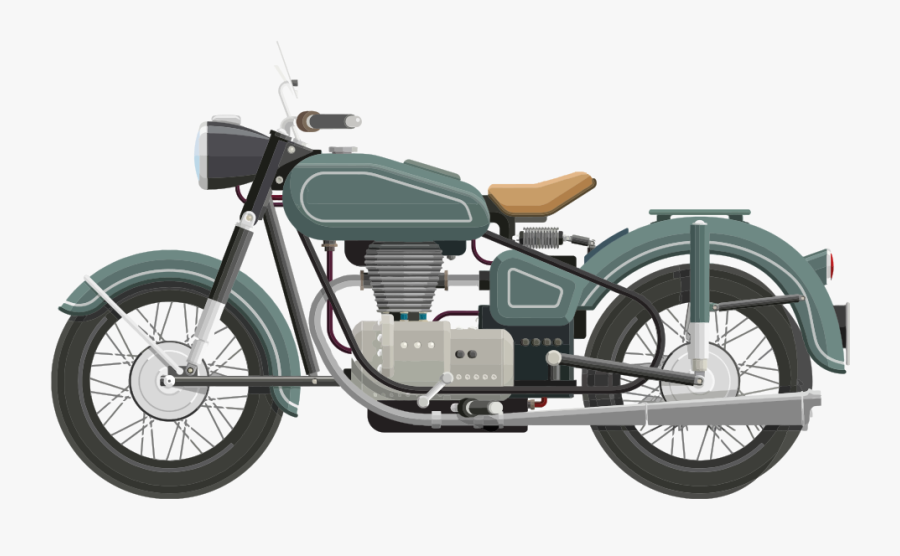 Transparent Motorcycle Clipart Black And White - Motor Rider Theme Birthday Invitation, Transparent Clipart