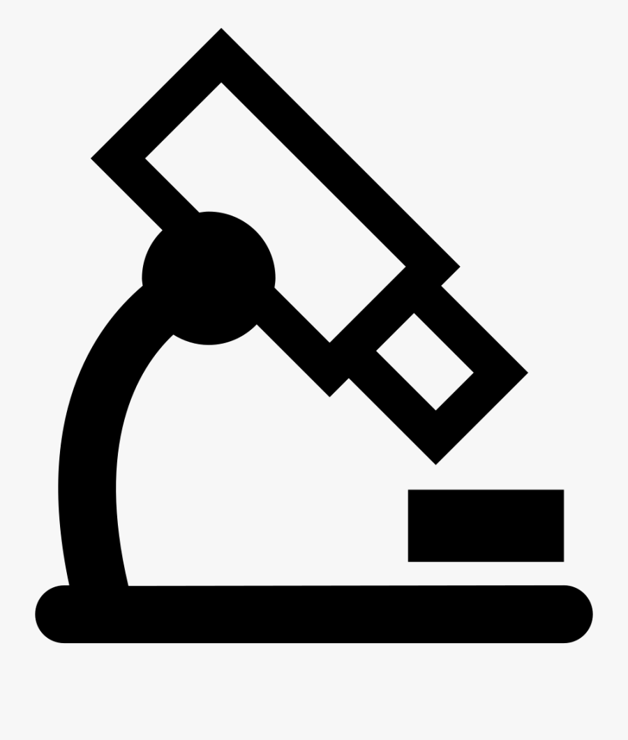Microscope Of Biology Class Svg Png Icon Free Download - Biology Clipart Black And White, Transparent Clipart