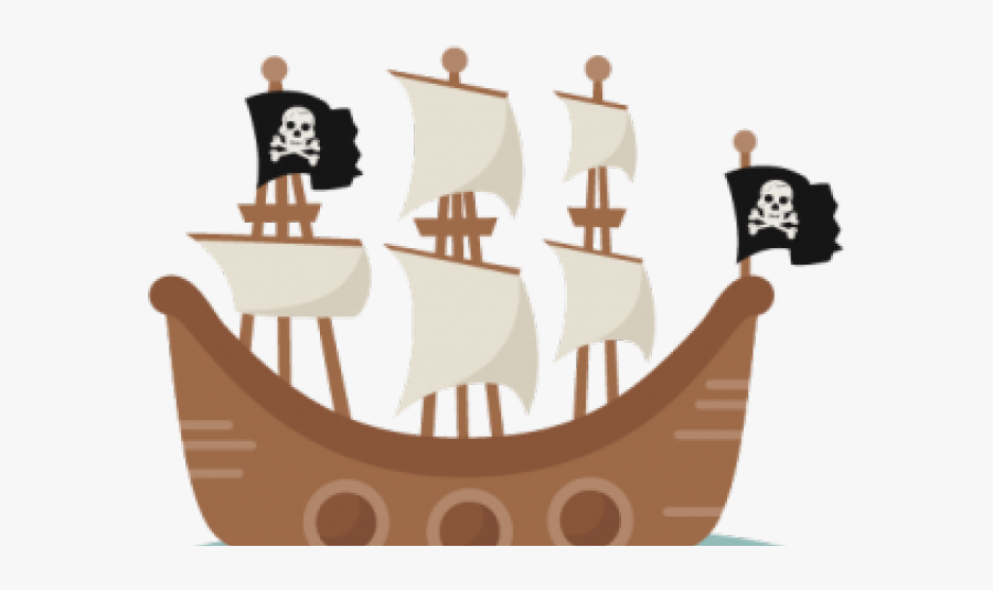 Cute Ship Cliparts - Pirate Ship Clipart Transparent, Transparent Clipart