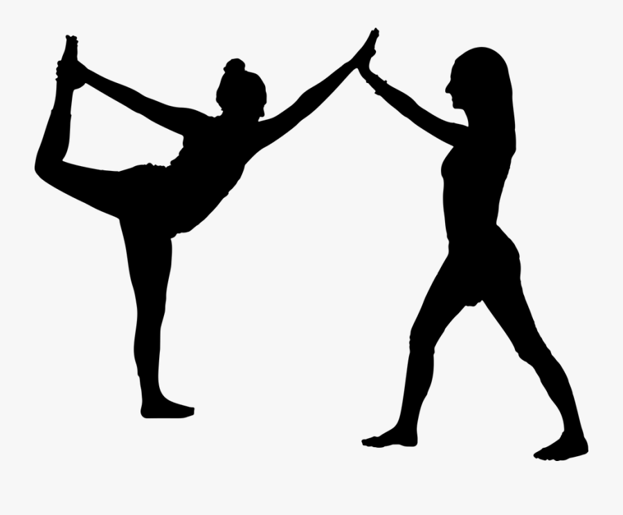 Doing Yoga Cliparts 25, Buy Clip Art - People Doing Yoga Silhouette, Transparent Clipart